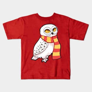 Brave Snowy Owl Kids T-Shirt